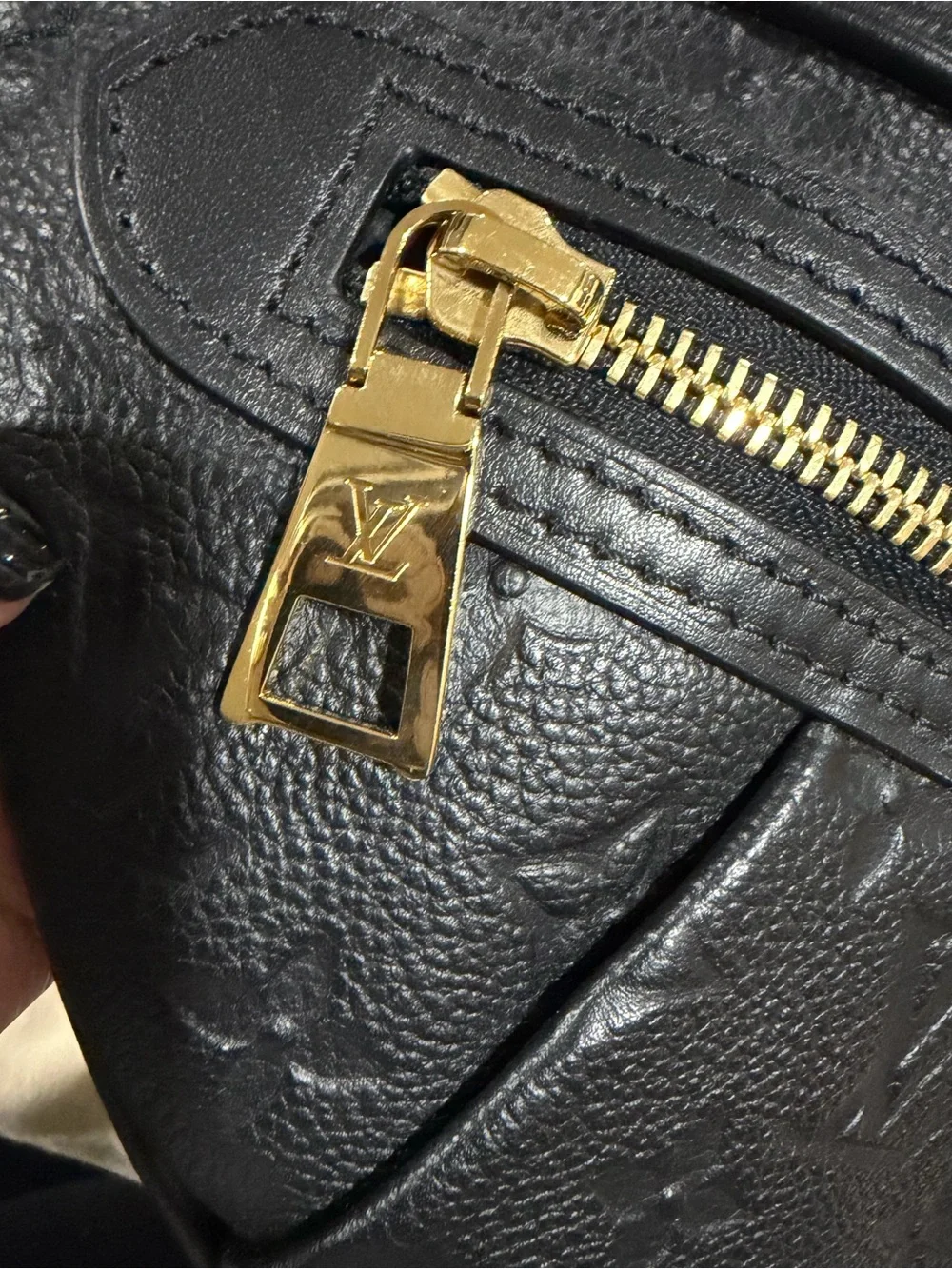 Louis Vuitton High rise bum bag black